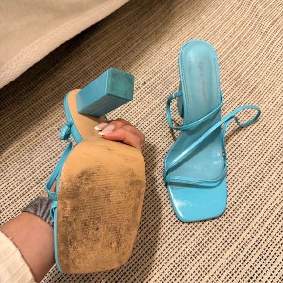 Public Desire Wide Fit Halley sandals - Picture 3 of 3